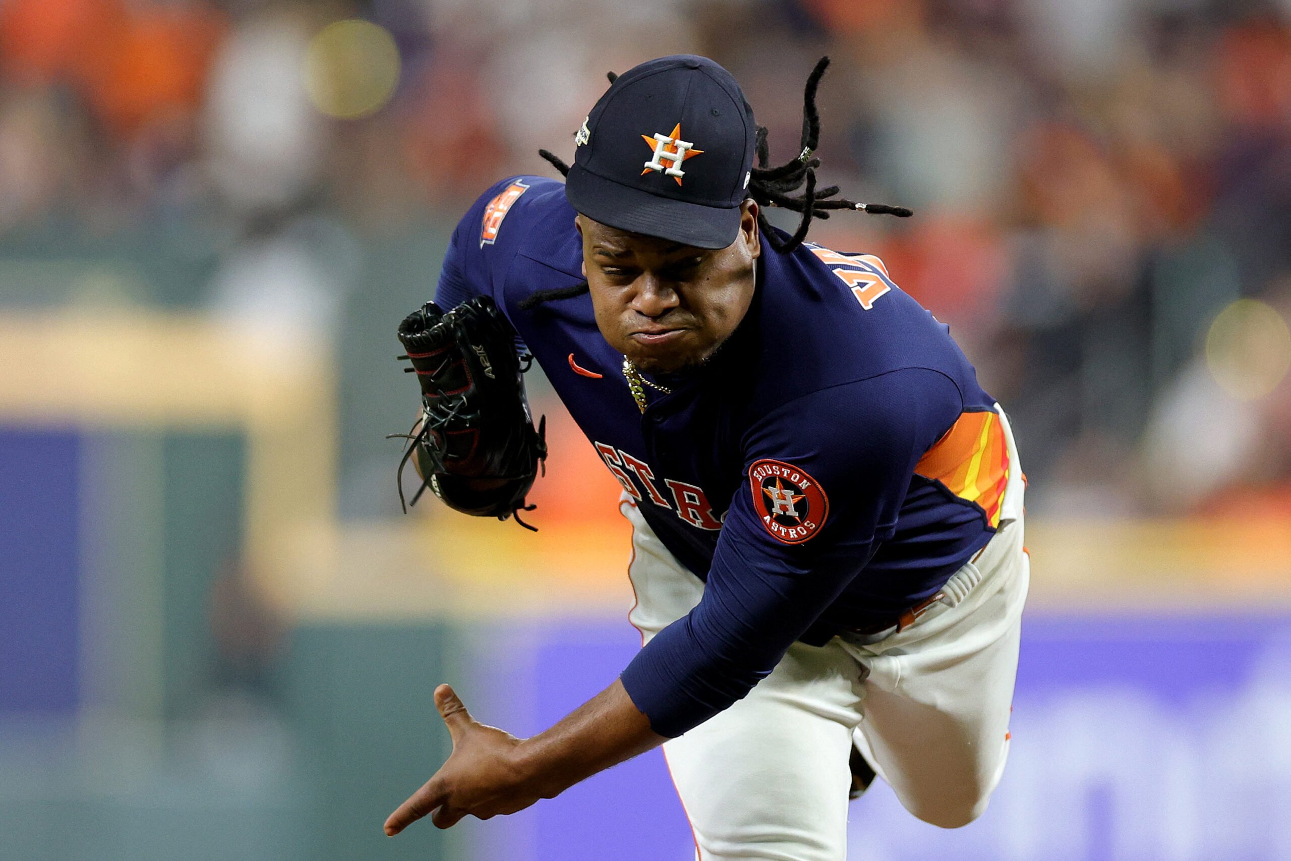 FRAMBER Valdez powers the Houston Astros to a 3-2 victory in their American League Championship Series. | CARMEN MANDATO/AGENCE FRANCE-PRESSE