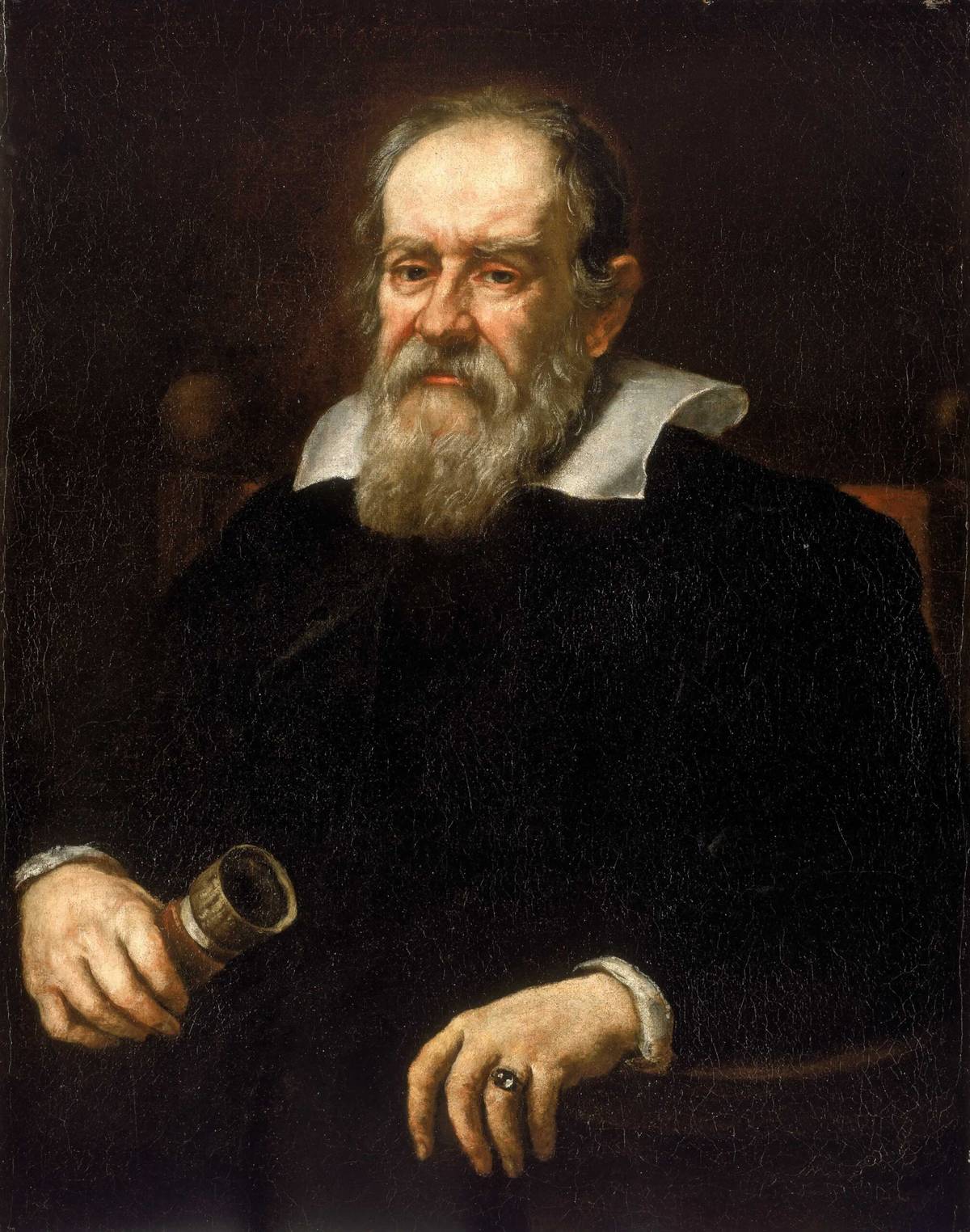 GALILEO GALILEI/JUSTUS<br />SUSTERMANS' PAINTING<br />Galileo Galilei is a famous 16th -century scientist-astronomer.