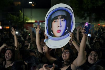 BTS’ Jin bids farewell on ‘magical night’ in Buenos Aires
