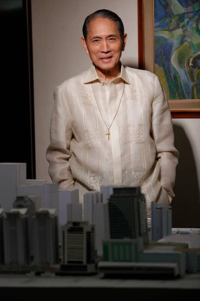 Araneta Group chairman Jorge L. Araneta describes Tatang as "a visionary." (Photo courtesy of SM Group)