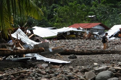 A ‘rumbling’ in the dark: Philippine mum recounts landslide escape