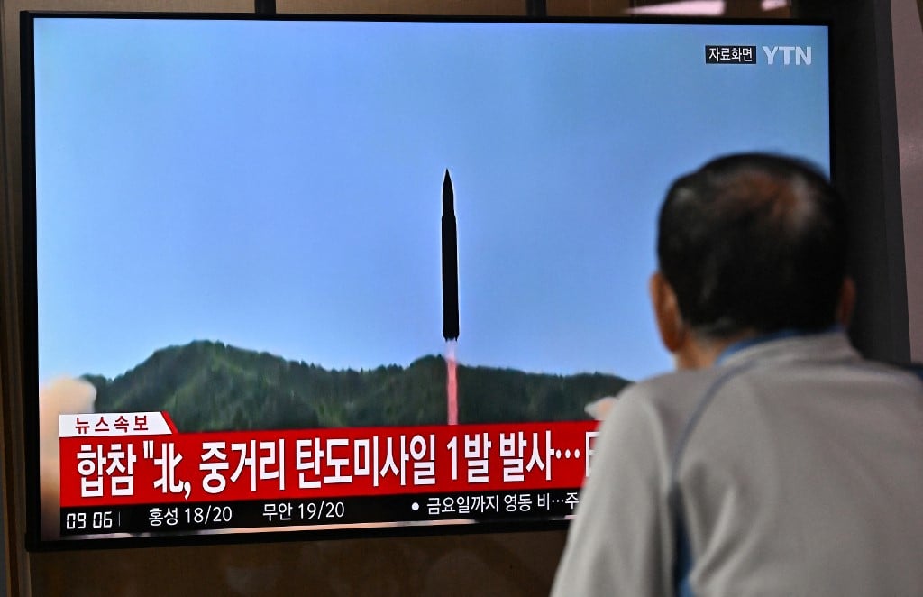 North Korea fires ballistic missile over Japan