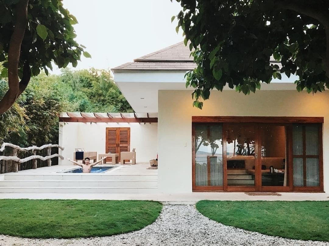 Photographs courtesy bluewater sumilon island resort<br />One-bedroom villa with its own private dipping pool and a spectacular view of the pristine beach.