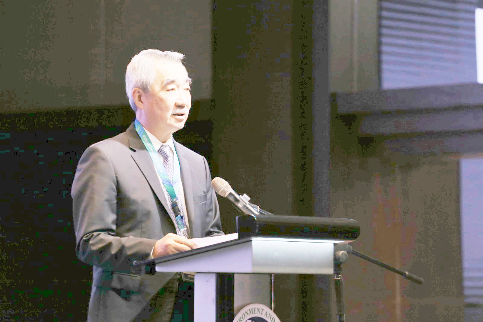 Hans T. Sy shares his vision of an environmentally-resilient Philippines, a ‘clean, green, and disaster-resilient country.’ | Photograph courtesy of SM