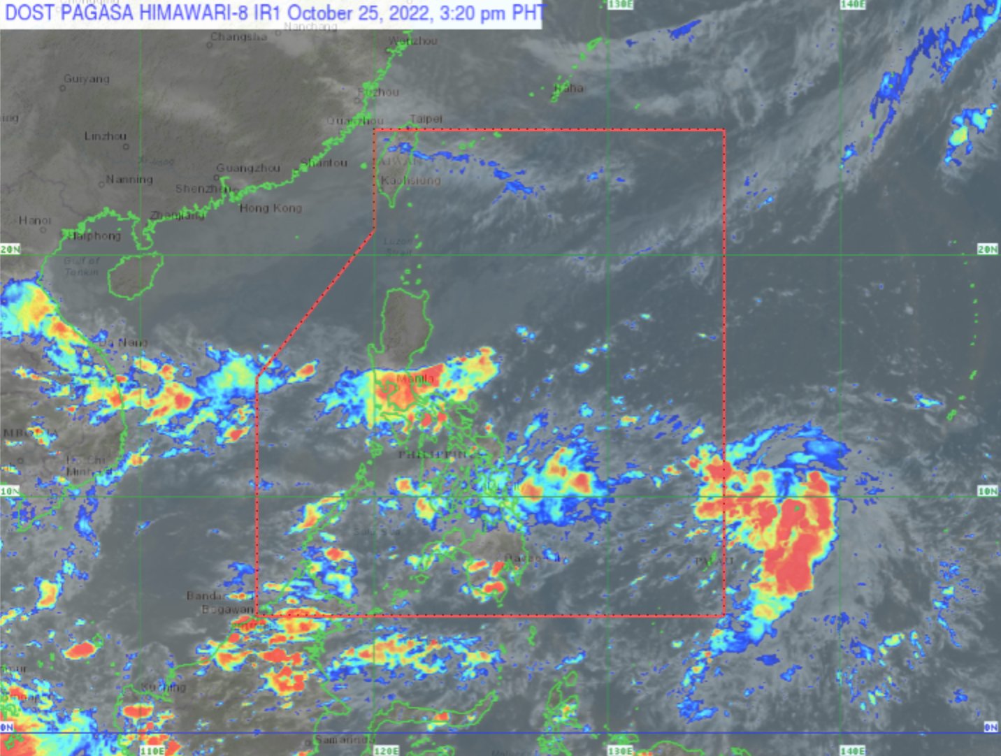 LPA in Eastern Visayas seen to develop into tropical depression