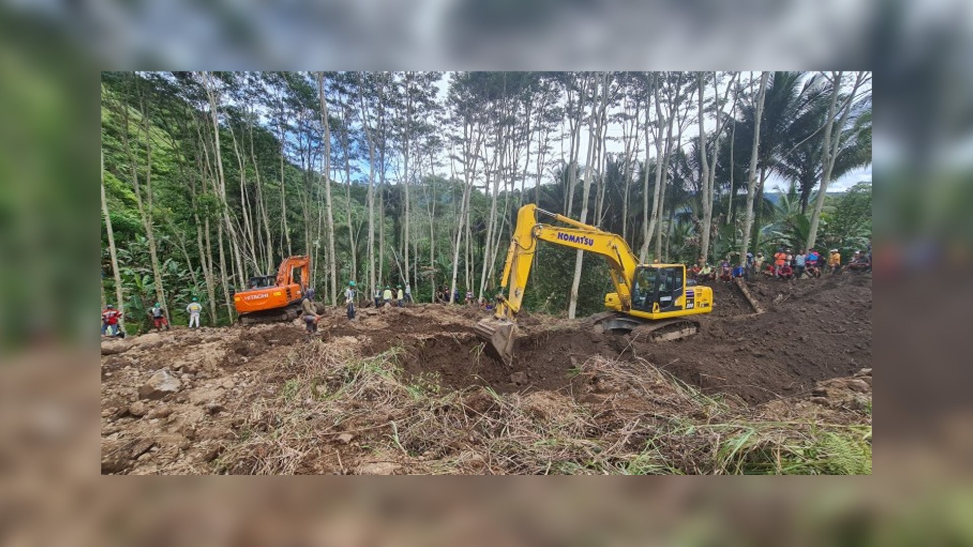 Rescue operations in Malitbog landslide continue