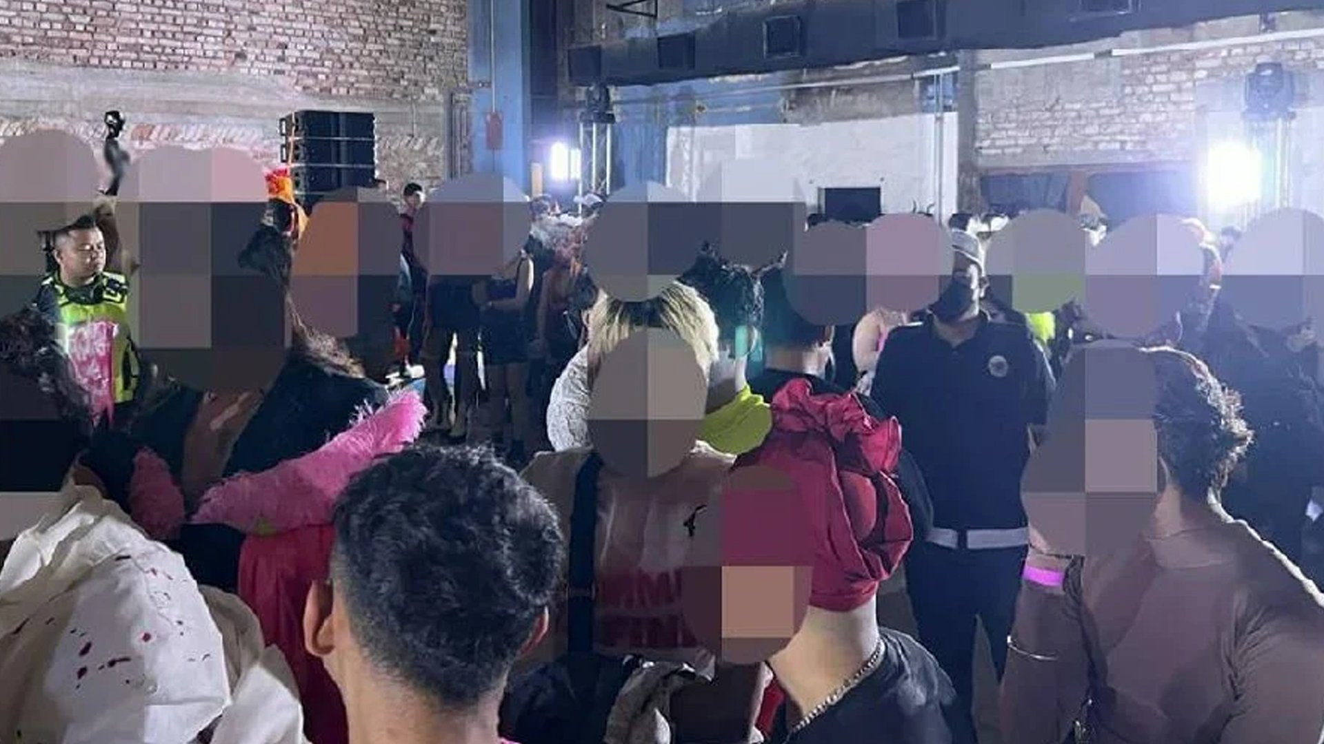 Police break  up LGBT Halloween party