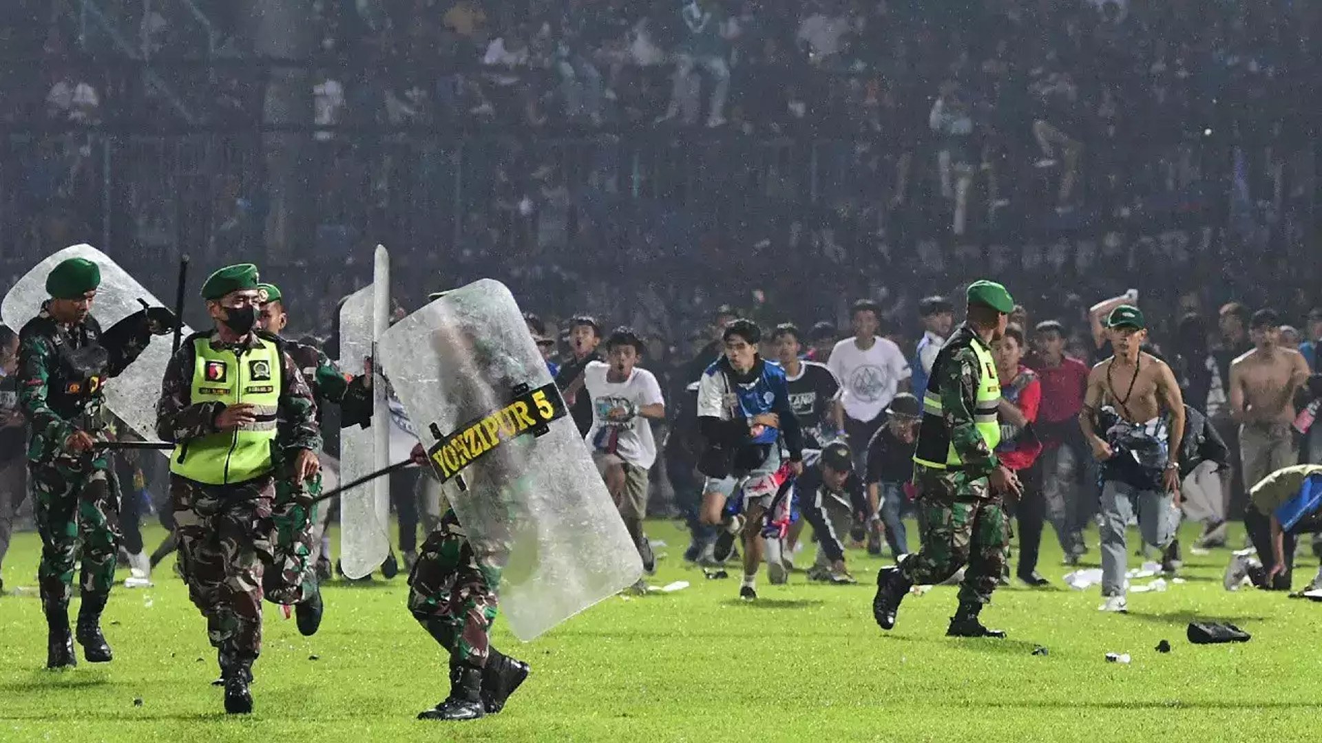 Football stampede death toll rises as 6 victims succumb