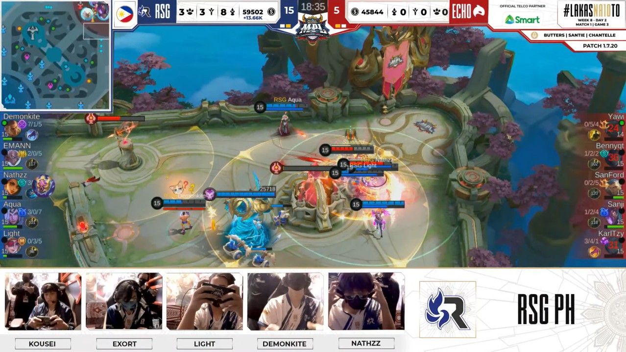 Screen grab from MPL livestream