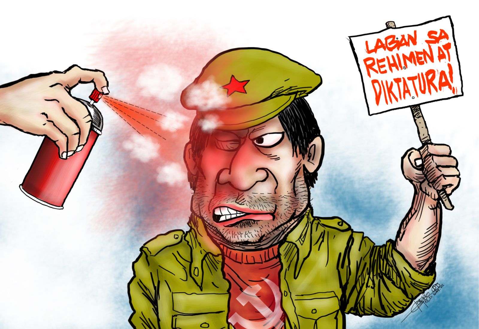 Red-tagging not a crime in a democracy
