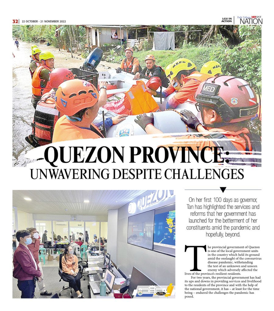 Quezon Province Unwavering Despite Challenges