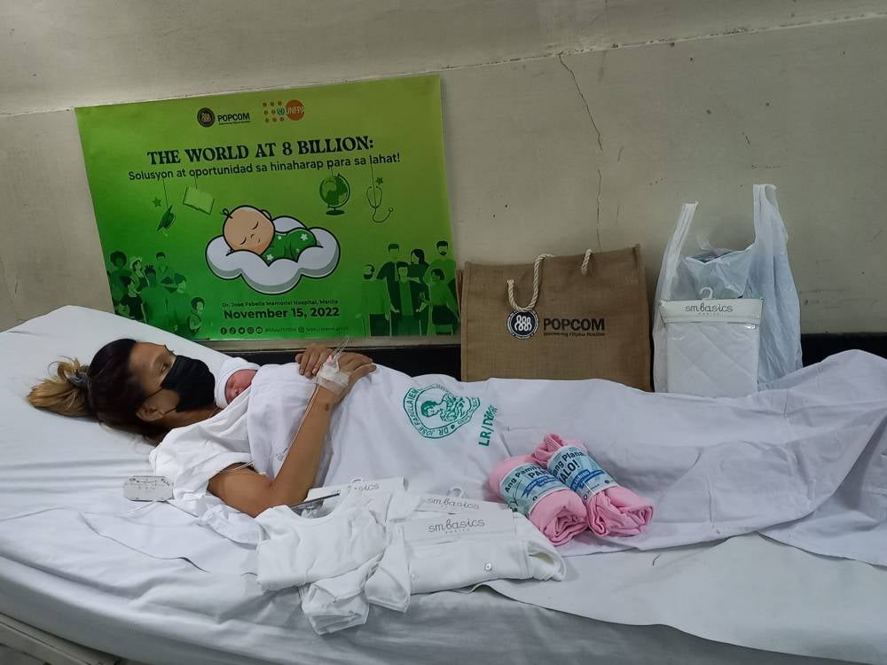 8 billionth baby, isinilang sa Maynila
