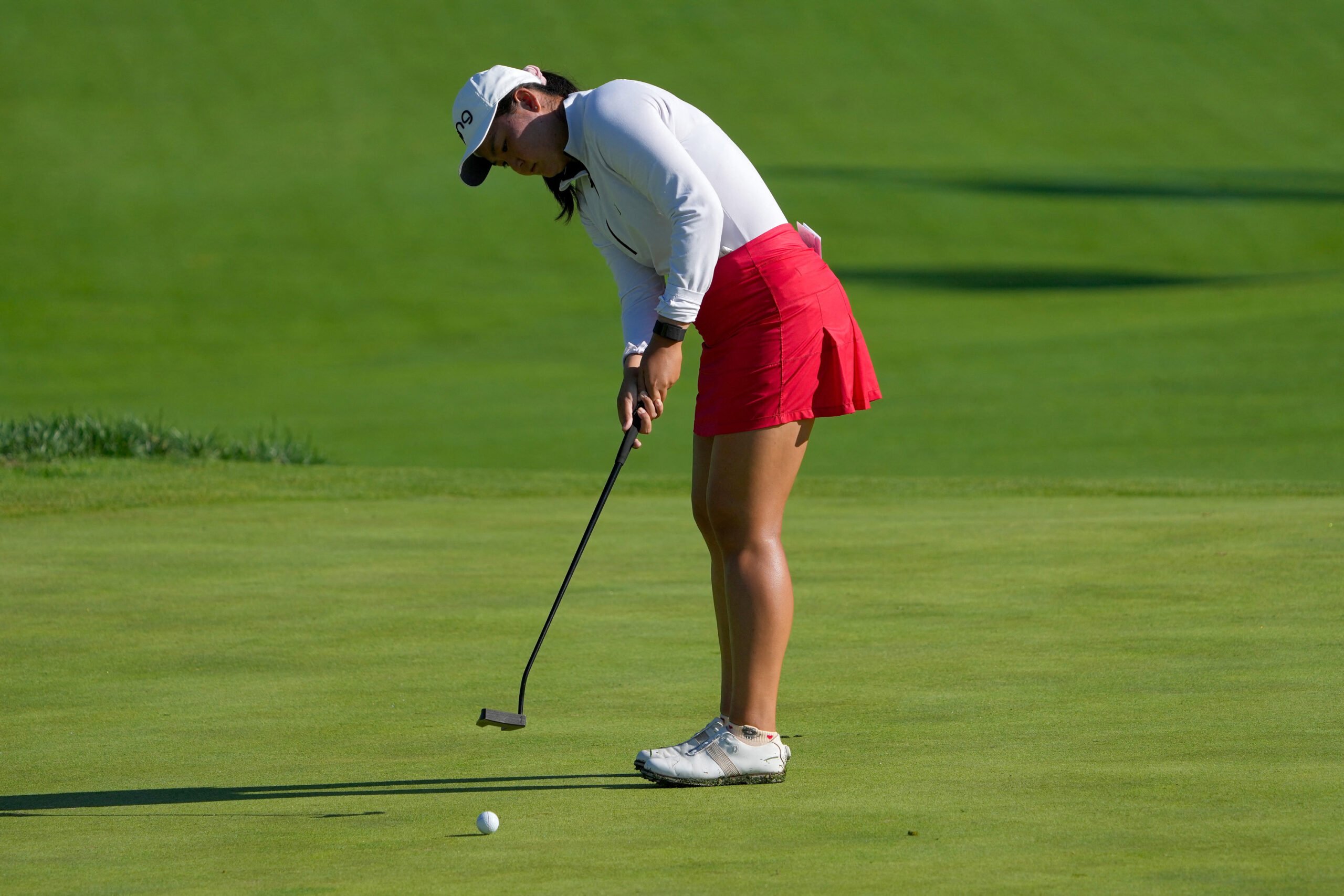 Dylan Buell/AGENCE FRANCE-PRESSE
ALLISEN Corpuz closes in on her first LPGA title following a second-straight 65 in the Pelican Women’s Championship in Belleair, Florida.