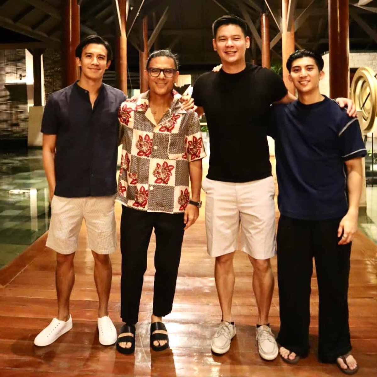 from left: Miko delos Reyes, Donnie, Tim Dimayacyac, and Christian Tantoco.