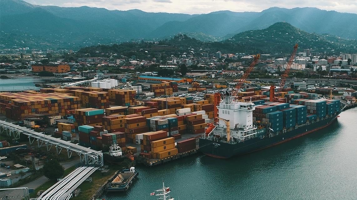The AS Fatima during its maiden call at BICT (Photo courtesy of ICTSI)