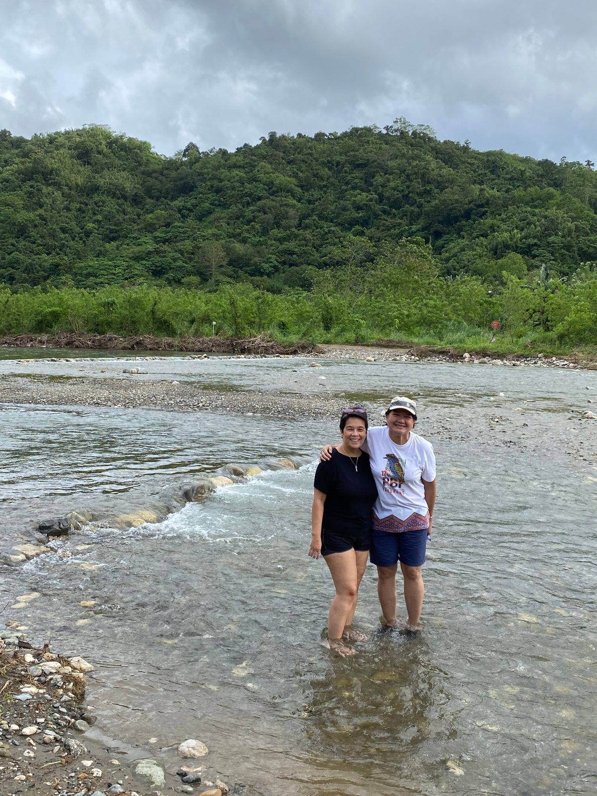 Tabing Ilog With my childhood friend, Chary.