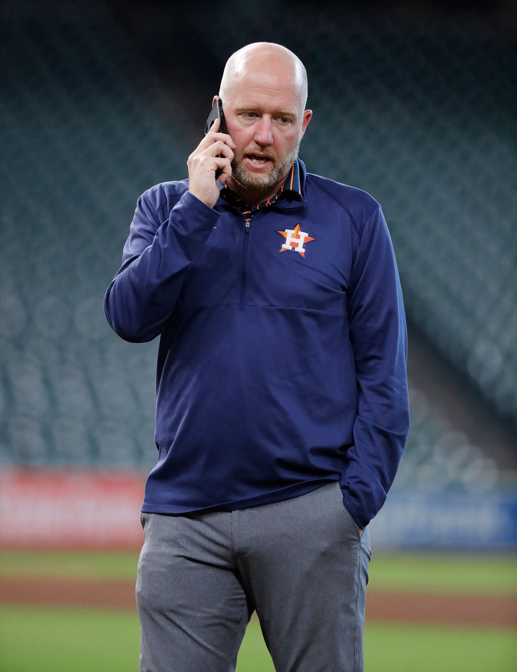 BOB LEVEY/AGENCE FRANCE-PRESSE
JAMES Click gets fired as general manager barely a week after the Houston Astros win the World Series.