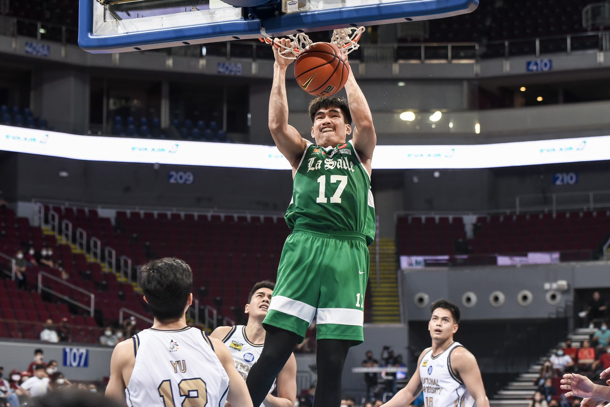 La Salle forward Kevin Quiambao and the rest of the Green Archers set their sights on keeping their UAAP Season 85 men’s basketball Final Four bid alive against also-ran UE. | Photograph COURTESY OF UAAP