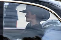 Meghan, Duchess of Sussex, during the State Funeral Service for the late Queen Elizabeth II on 19 September 2022. (Photo by ALAIN JOCARD / POOL / AFP)