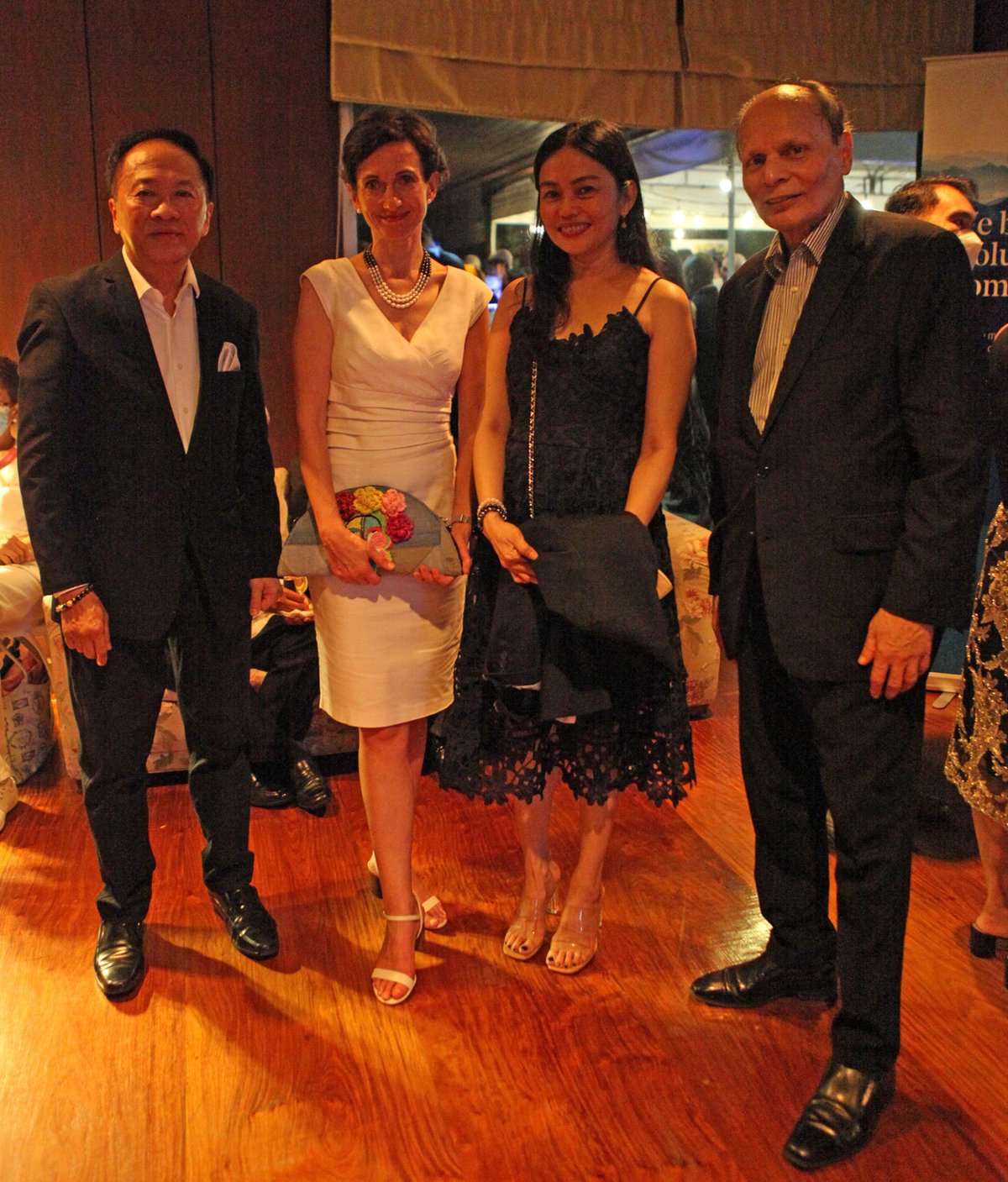 (FROM left) Joy Fong, Czech Ambassador to the Philippines Jana Šedivá, Daily Tribune managing editor Dinah S. Ventura, and Glenn Gale.
