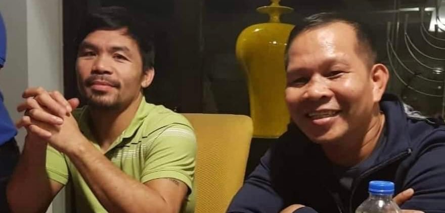 PHOTOGRAPH COURTESY OF Gerry Peñalosa
Boxing legend Manny Pacquiao (left) taps two-time world champion Gerry Peñalosa to call the shots in reviving the popular boxing show Blow-by-Blow.