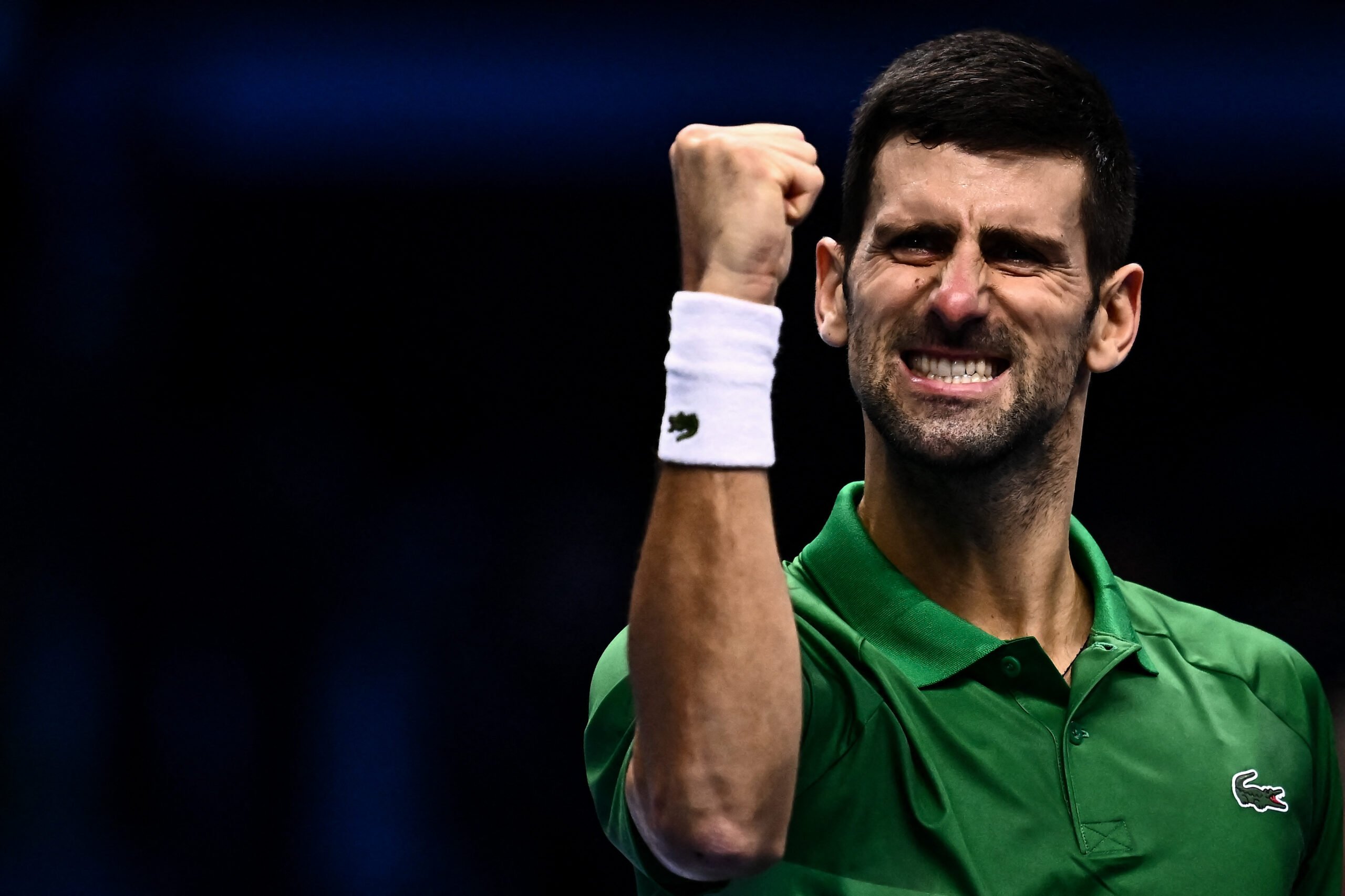 Djokovic sends Greek crashing