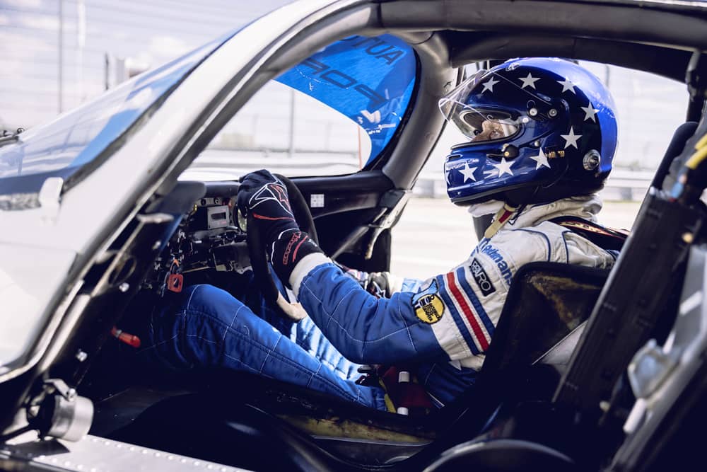 VETERAN racer Hans-Joachim Stuck is ready to take on some laps.
