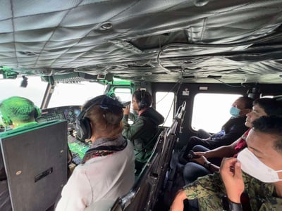 PBBM conducts aerial inspection of ‘Paeng’-hit Maguindanao