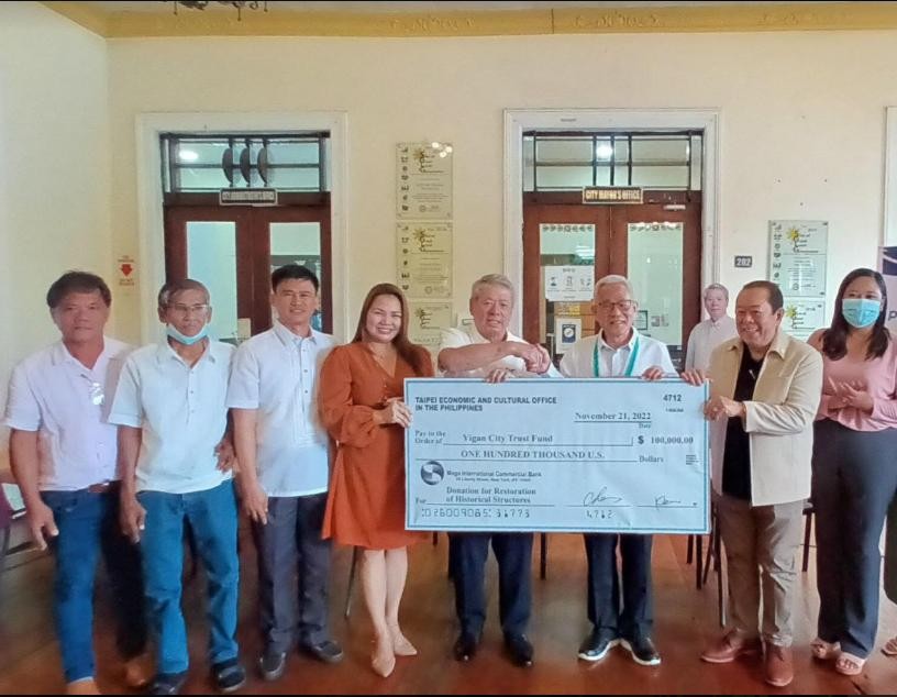 Taiwan donates $100,000 to help Vigan City repair quake-damaged structures
