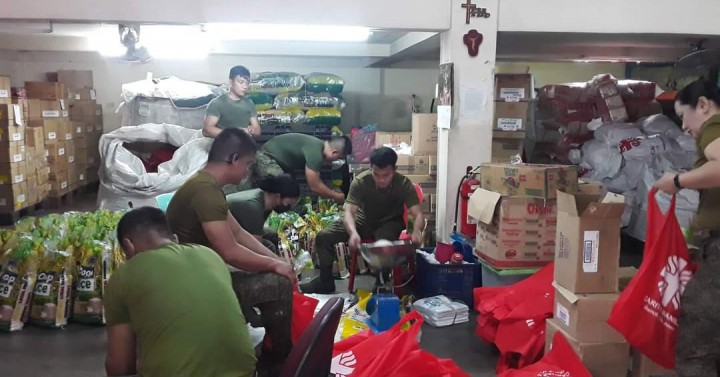 Caritas lends storm victims a hand