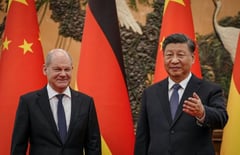 Xi, Scholz hold controversial summit