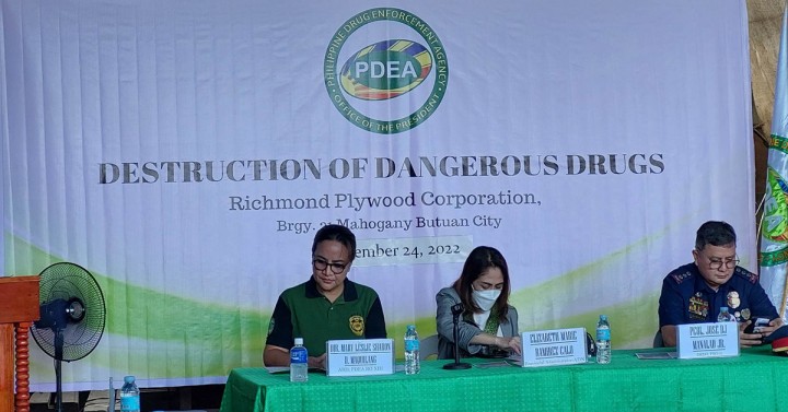 P29.8-M illegal drugs destroyed