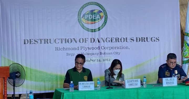 P29.8-M illegal drugs destroyed