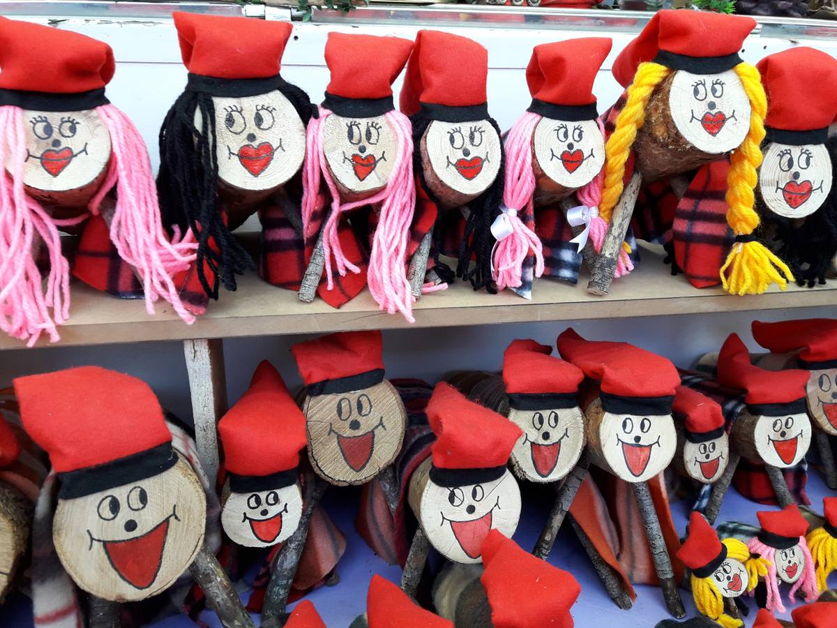 Various Tio de Nadal in Spain. | PHOTOGRAPH COURTESY OF GrupdAlliberaciodeTiosdenadal (CC BY-SA 3.0)<br />https://creativecommons.org/licenses/by-sa/3.0/deed.en