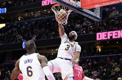 Davis scores 55 to propel Lakers past Wizards, Celtics beat Nets