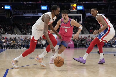 Nets roll past Wizards to fourth straight NBA victory