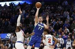 Doncic’s historic triple-double carries Mavs past Knicks