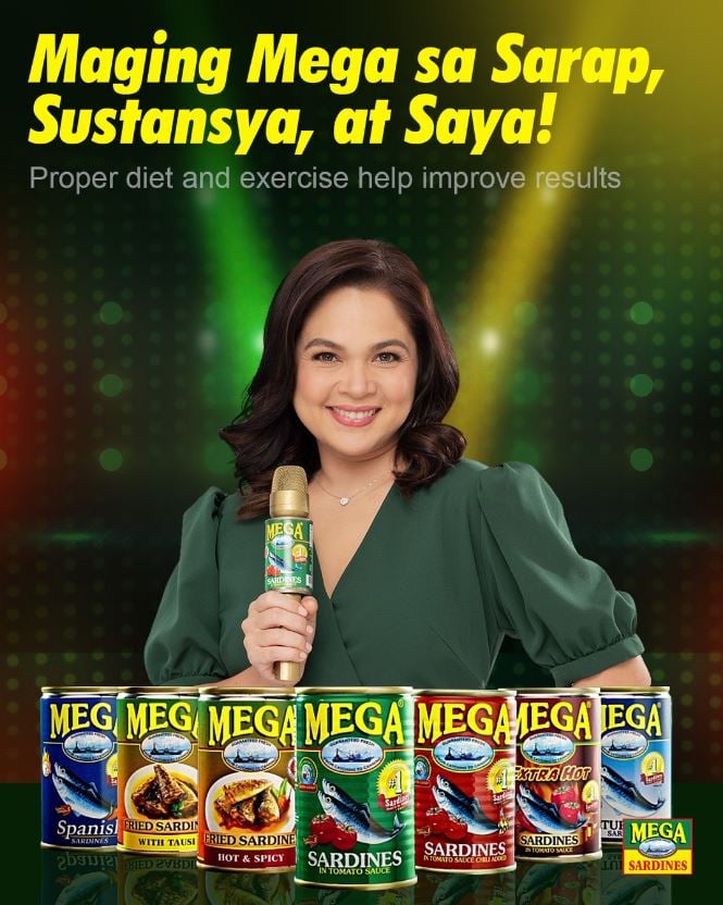 Photographs courtesy of Mega Sardines<br />Judy Ann Santos is Mega Sardines' ambassador.