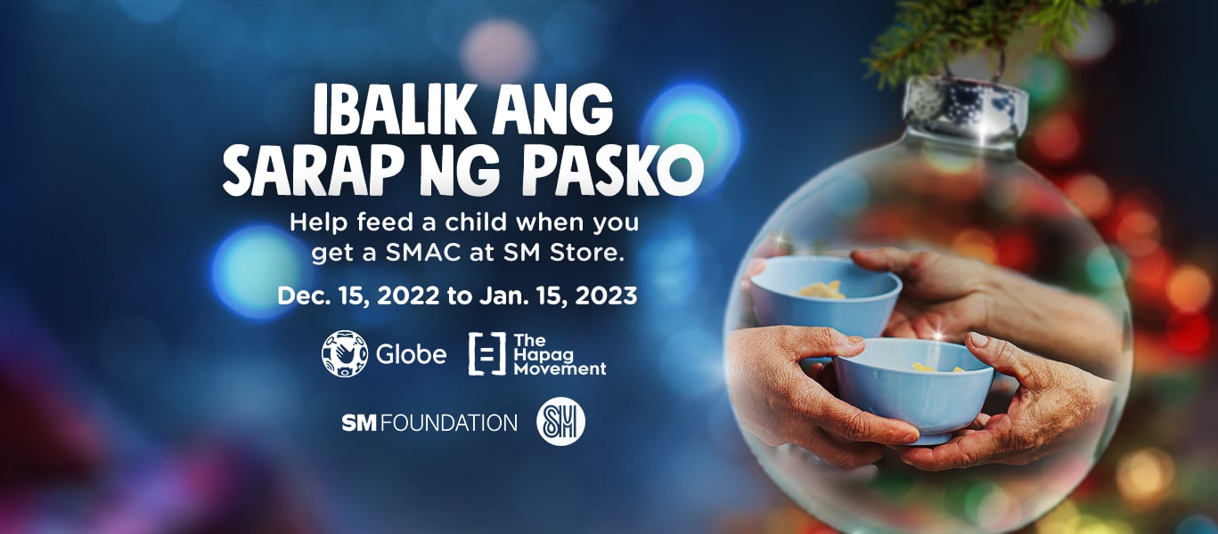 Do good while you shop  with Globe and SMAC