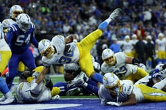 Chargers barge into NFL playoffs