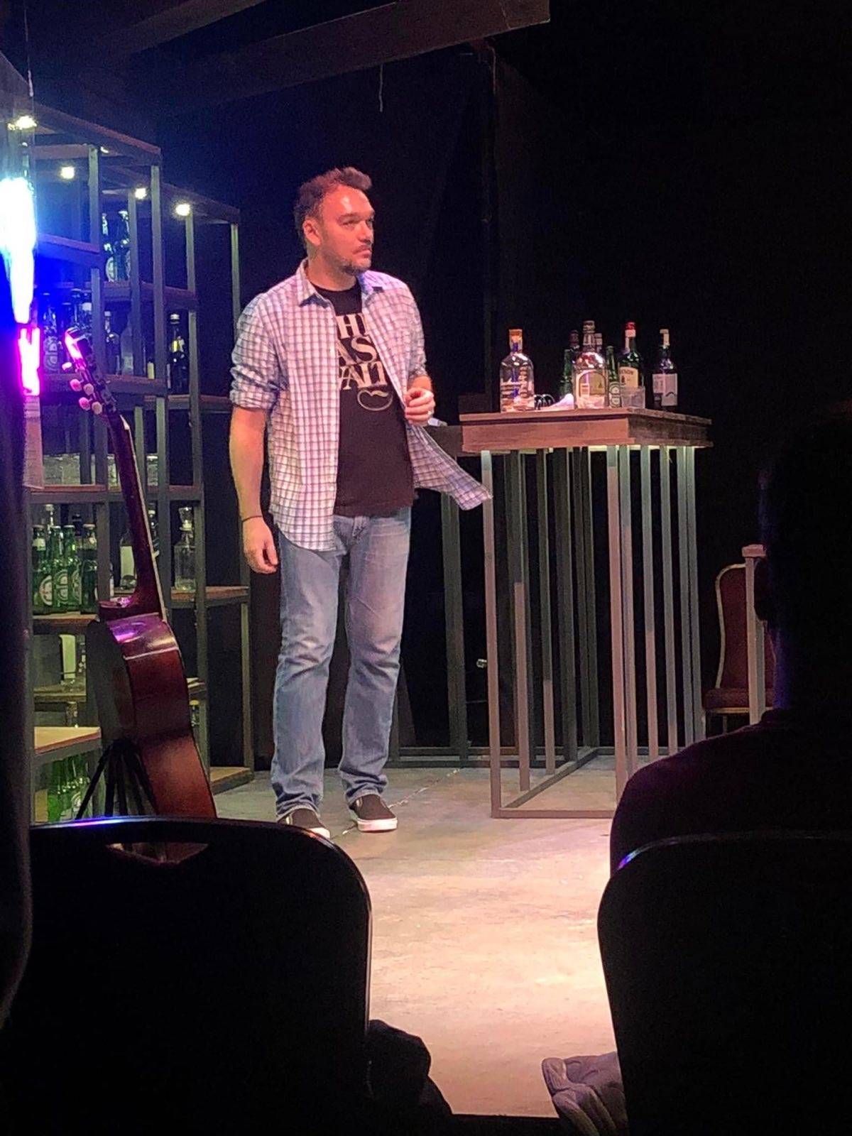 Basti Artadi in the Virgin Labfest's 'Fermata' (Photograph courtesy of Paulo Perez)