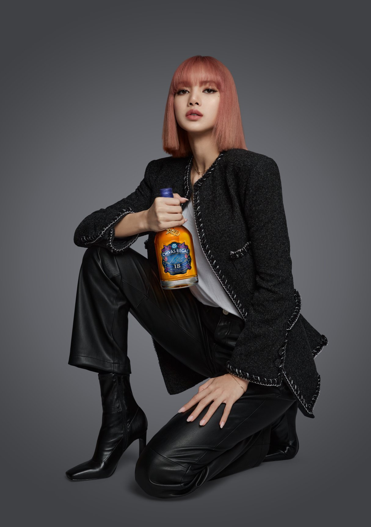 Blackpink’s Lisa glams up Chivas 18 limited -edition bottle