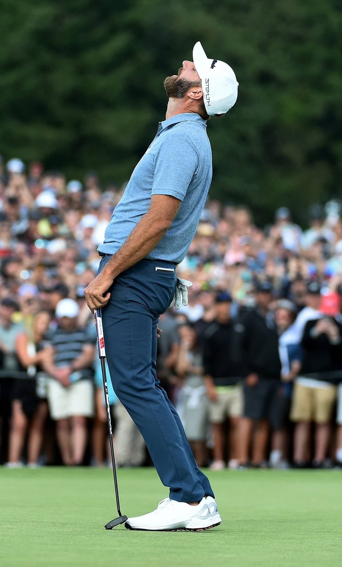 STEVE DYKES/AGENCE FRANCE-PRESSE<br />DUSTIN Johnson leads the exodus to Saudi Arabia-backed LIV Golf.