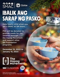 Globe, SM Advantage Card unite vs hunger and join hands for Hapag Movement