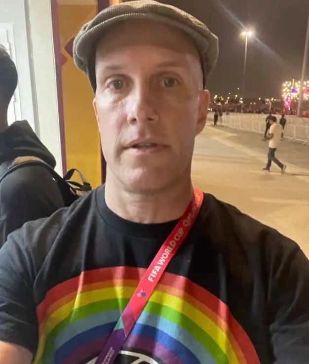 According to NPR, Wahl collapsed in the press tribune as a match was winding down. The Wall Street Journal said Wahl apparently suffered a heart attack. (Photo: Grant Wahl / Instagram)