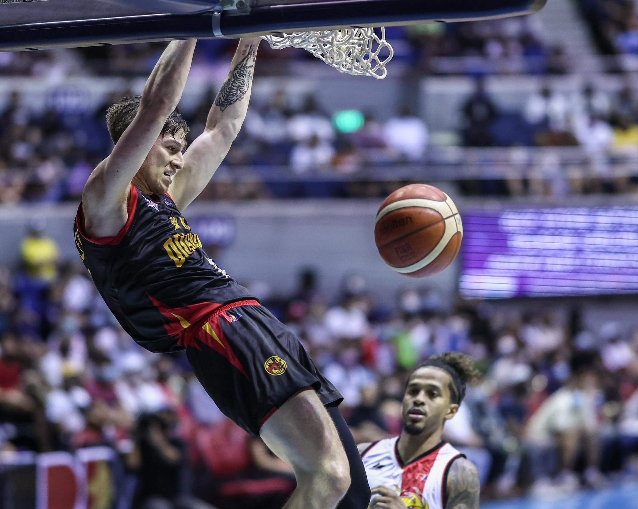 Photograph by Rio Deluvio for the Daily Tribune @tribunephl_rio
Hayden Blankley of the Bay Area swears he grew up knowing how to play the rough and tough brand of Philippine basketball.