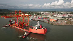 ICTSI delivers Papua New Guinea’s first STS cranes