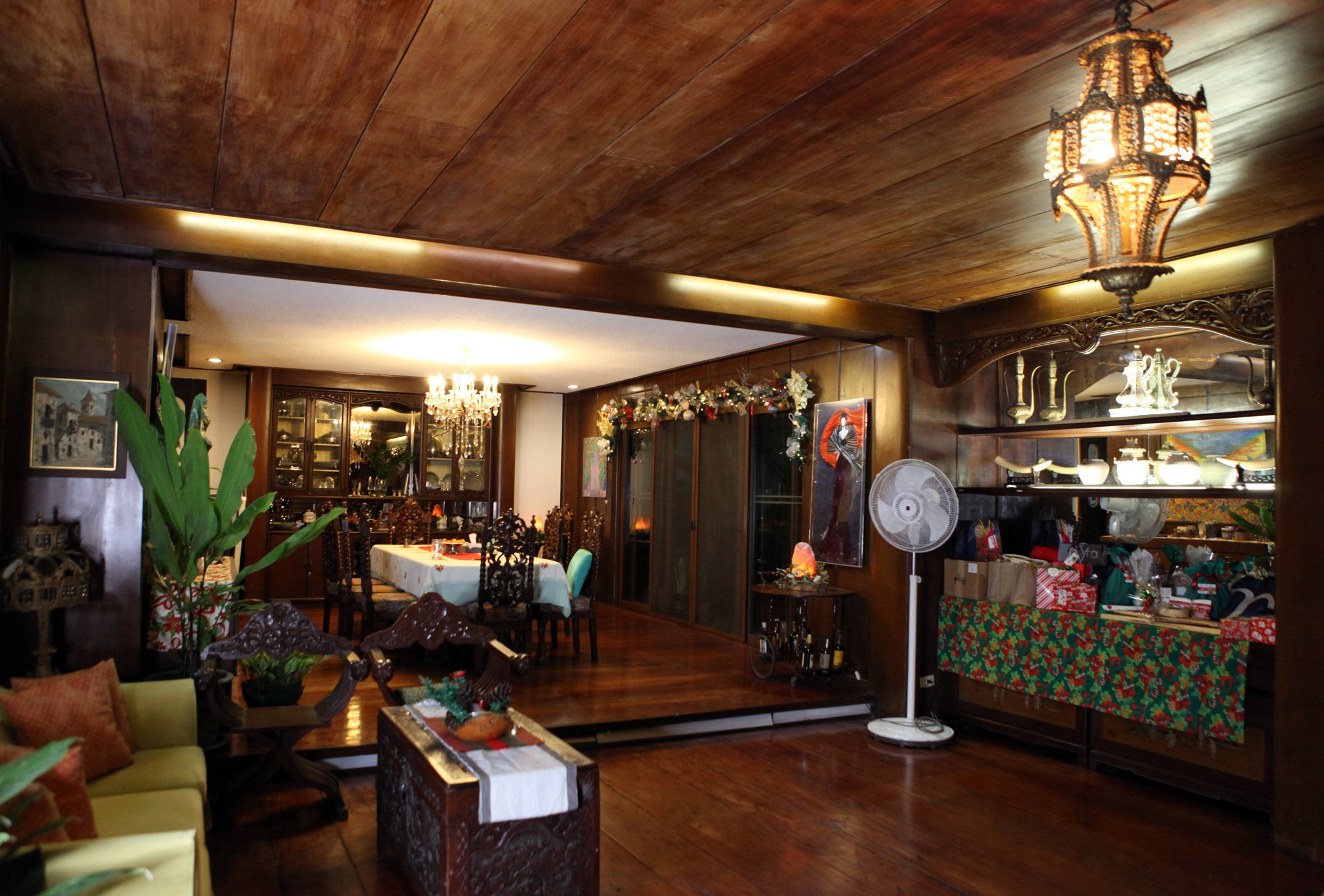 THE Sandico home is a showcase of antique Filipiniana.