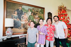 Joy and celebration in  a treasure-filled home