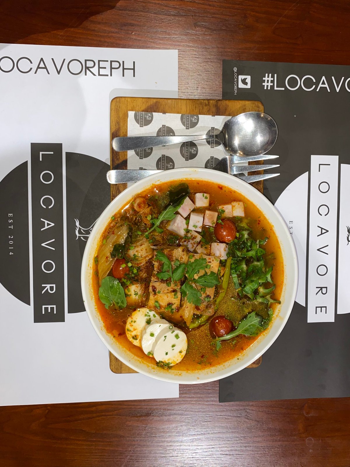 LOCAVORE'S<br />Kimchi Sinigang.
